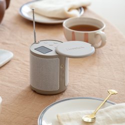 Kreafunk Dabbie DAB+ Radio/Hjtaler Ivory Sand