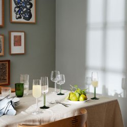 K&auml;hler Hammershi Champagneglas Klar 2 stk.