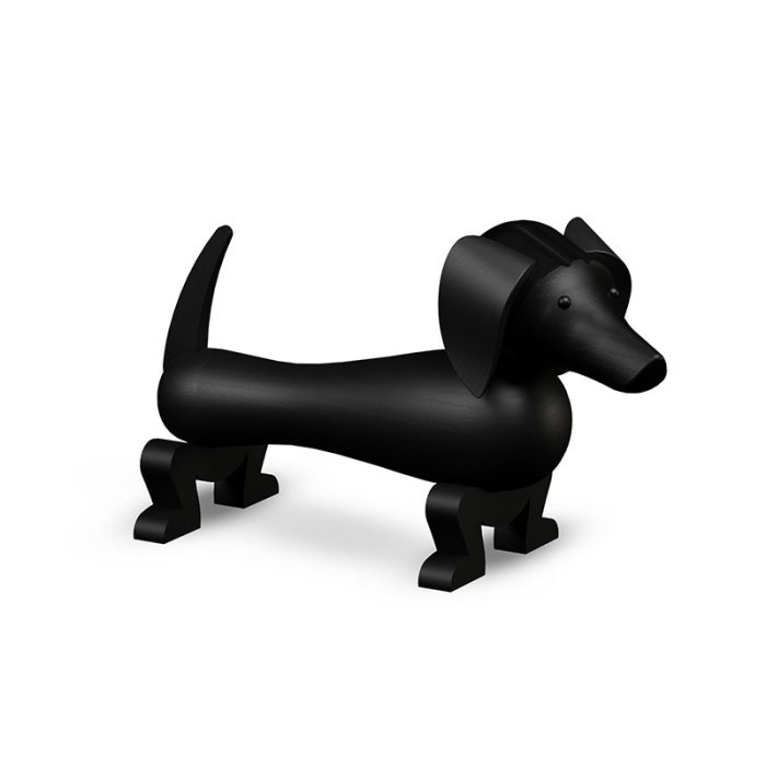 Kay Bojesen Gravhund Mrk Bejset Eg Lille 
