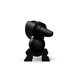 Kay Bojesen Gravhund Mrk Bejset Eg Lille 