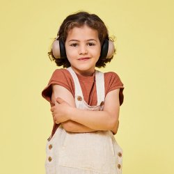 Kreafunk Buzz Junior Safe Audio Hretelefoner Ivory Sand