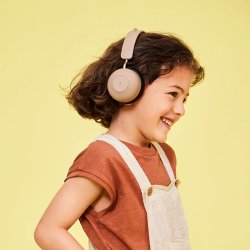 Kreafunk Buzz Junior Safe Audio Hretelefoner Ivory Sand