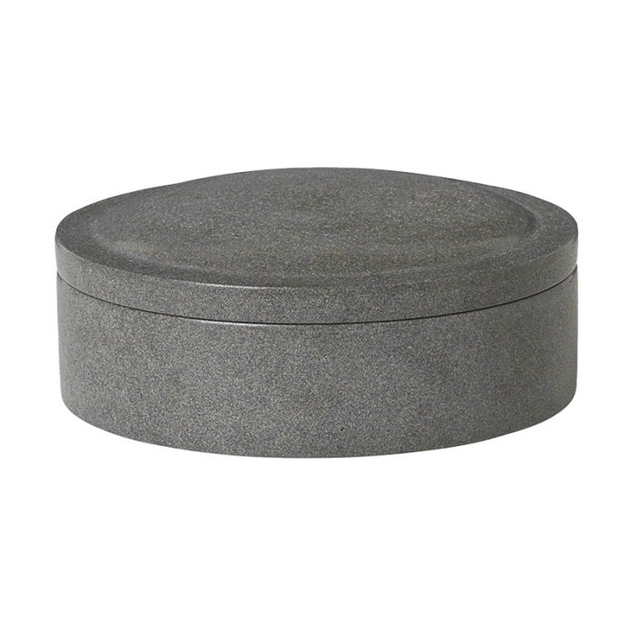 LOUISE ROE Gallery Object 06 Container Black Basalt