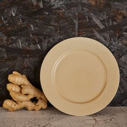 Lyngby Porceln - Rhombe Earth Middagstallerken 27 cm - Marble