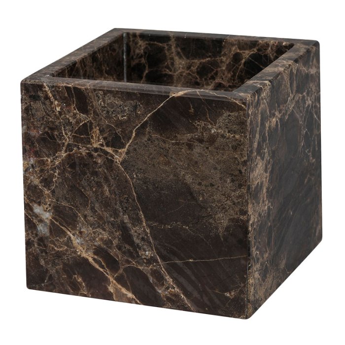 Mette Ditmer Marble Cube Brown