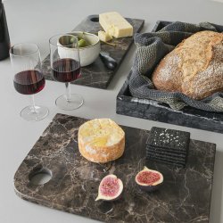 Mette Ditmer Marble Serveringsbrt Mellem Brown