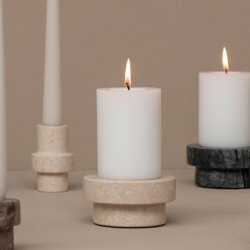 Mette Ditmer Marble Bloklysestage Lav Sand