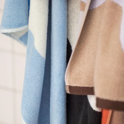 Mette Ditmer Nova Arte Hndklder 2 pak Lysebl/Offwhite 40x55cm