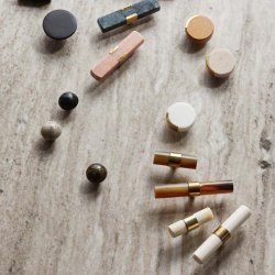 Nordal Acton Knob/Knag i Marmor Sort