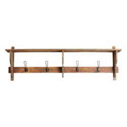 Nordal Caronu Hylde med 4 Knage i tr