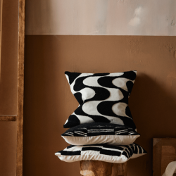 Nordal Coxa Pudebetrk 48x48 cm Rhvid/Sort