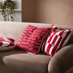 Nordal Furud Pudebetrk 48x48 cm Rhvid/Rd