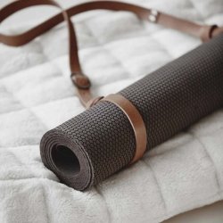 AYU Yoga Mtte i Naturgummi - Mocca