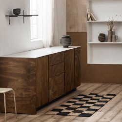 Nordal Nanea Jute Tppe 200x70 cm Natur  