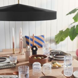 OYOY Hatto Pendel Sort Stor