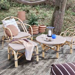 OYOY Momi Udendrs Loungestol I Rattan