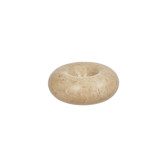 OYOY Savi Marmor Lysestage Beige Lille