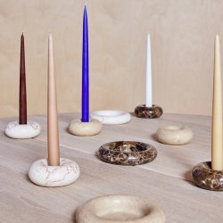 OYOY Savi Marmor Lysestage Koko Lille