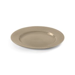 Lyngby Porceln - Rhombe Earth Frokosttallerken 23 cm - Clay