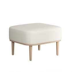 Novoform Serena Fodskammel Eg Natur/Hvid Boucl