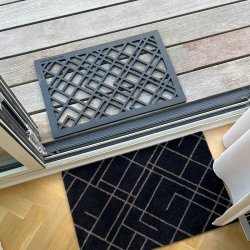 Tica Copenhagen Gummi Drmtte m. Lines 40 x 60 cm