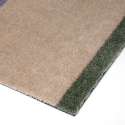 Tica Copenhagen Gulvm�tte Stripes Horisontal Lilla/Ivory/Gr�n 40x60 cm