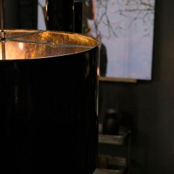 Trademark Living Jonah loftslampe S - Mrkebl marmoreret 