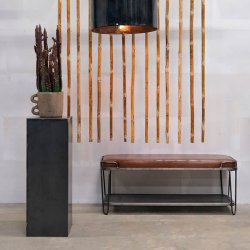 Trademark Living Yannick lderbnk med hynde 