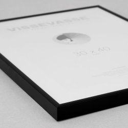 ViSSEVASSE Ramme Aluminium Sort 50x70 cm