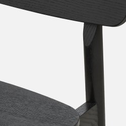 Woud Soma hj barstol - Sort 