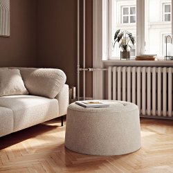 Woud Praline puf - 78 cm 