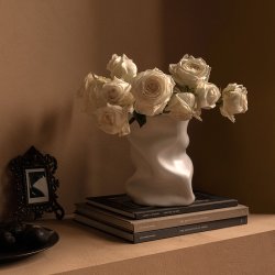 Audo Copenhagen Collapse Vase Hvid