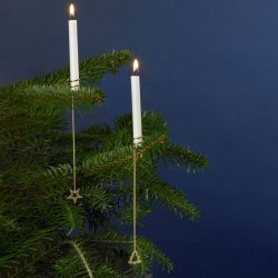 AIRies Lysholdere 4 stk. - Guldbelagt