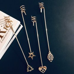 AIRies Lysholdere 4 stk. - Guldbelagt