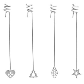 AIRies Lysholdere 4 stk. - Slv Finish