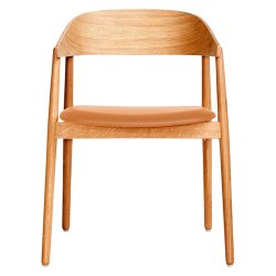 Andersen Furniture AC2 Stol - Matlakeret Eg/Cognac Lder