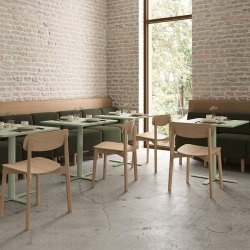 Andersen Furniture Anch Stol Hvidpigmenteret Matlakeret Eg