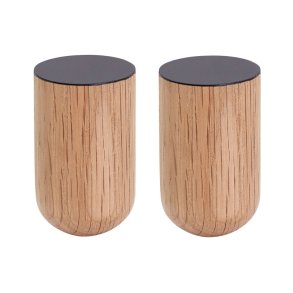 Andersen Furniture Contrast Hooks Knage - 3 cm 2 stk. - Eg/Sort