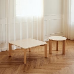 Andersen Furniture Evoke Sofabord Eg/Marmor Stor