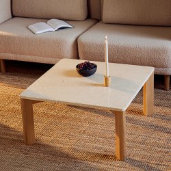 Andersen Furniture Evoke Sofabord Eg/Marmor Stor