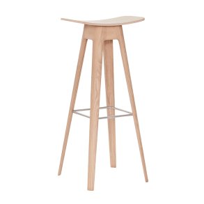 Andersen Furniture HC1 Barstol H80 cm Hvidpigmenteret Matlakeret Eg