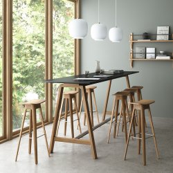 Andersen Furniture HC1 Barstol H80 cm Matlakeret Eg