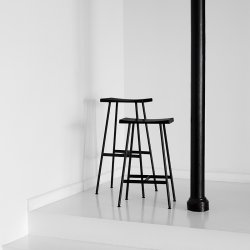 Andersen Furniture Barstol HC2 - H79 - Eg m Stl - Sort Eg/Sort