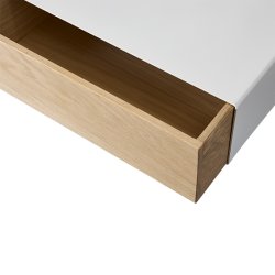 Andersen Furniture Keep Hylde/Sengebord Eg/Hvid