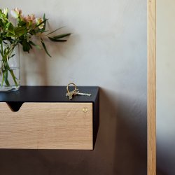 Andersen Furniture Keep Hylde/Sengebord Eg/Sort