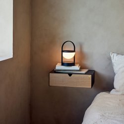 Andersen Furniture Keep Hylde/Sengebord Eg/Sort