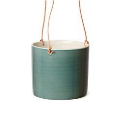 Anne Black Grow Hanging Urtepotte Large - Petroleum