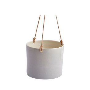 Anne Black Grow Hanging Urtepotte Medium - Concrete
