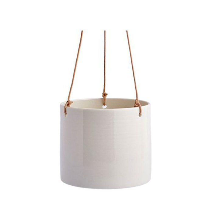 Anne Black Grow Hanging Urtepotte Medium - Hvid