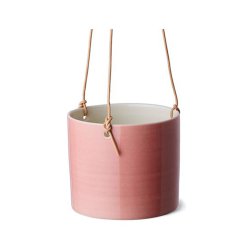 Anne Black Grow Hanging Urtepotte Medium - Koral